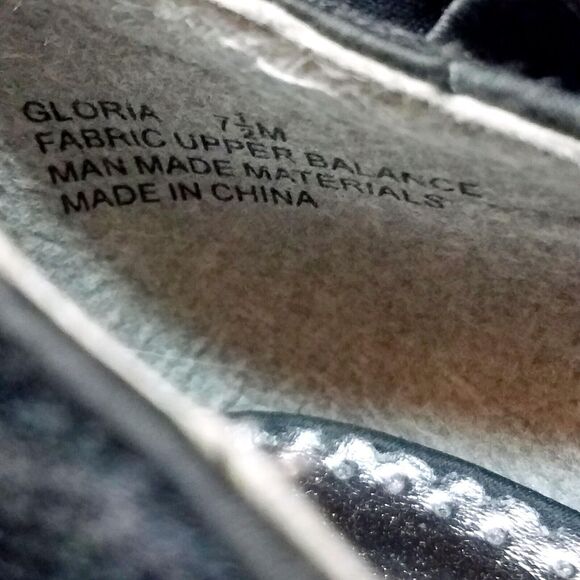 Lulu Townsend Womens Gloria Size 7.5 Black Slip On Peep Toe Floral Heel - Picture 10 of 10